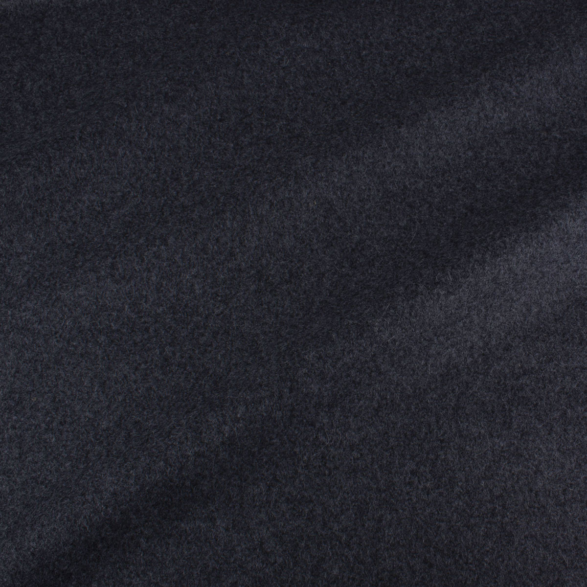 Heavy organic wool duffel in light grey melange colours