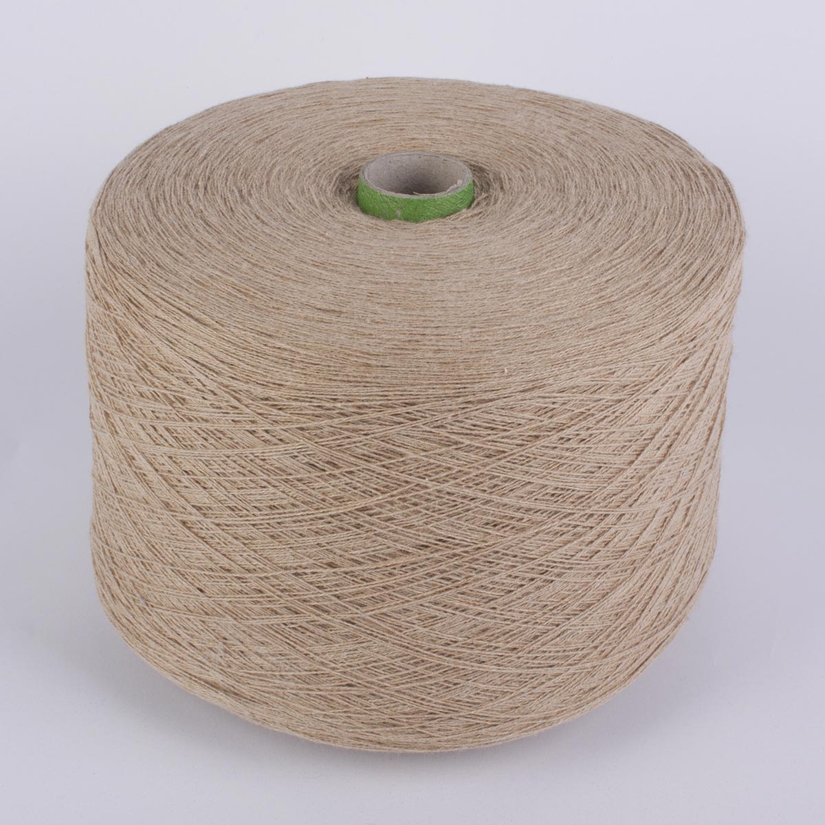 Yarn with recycled cotton in colour oatmeal