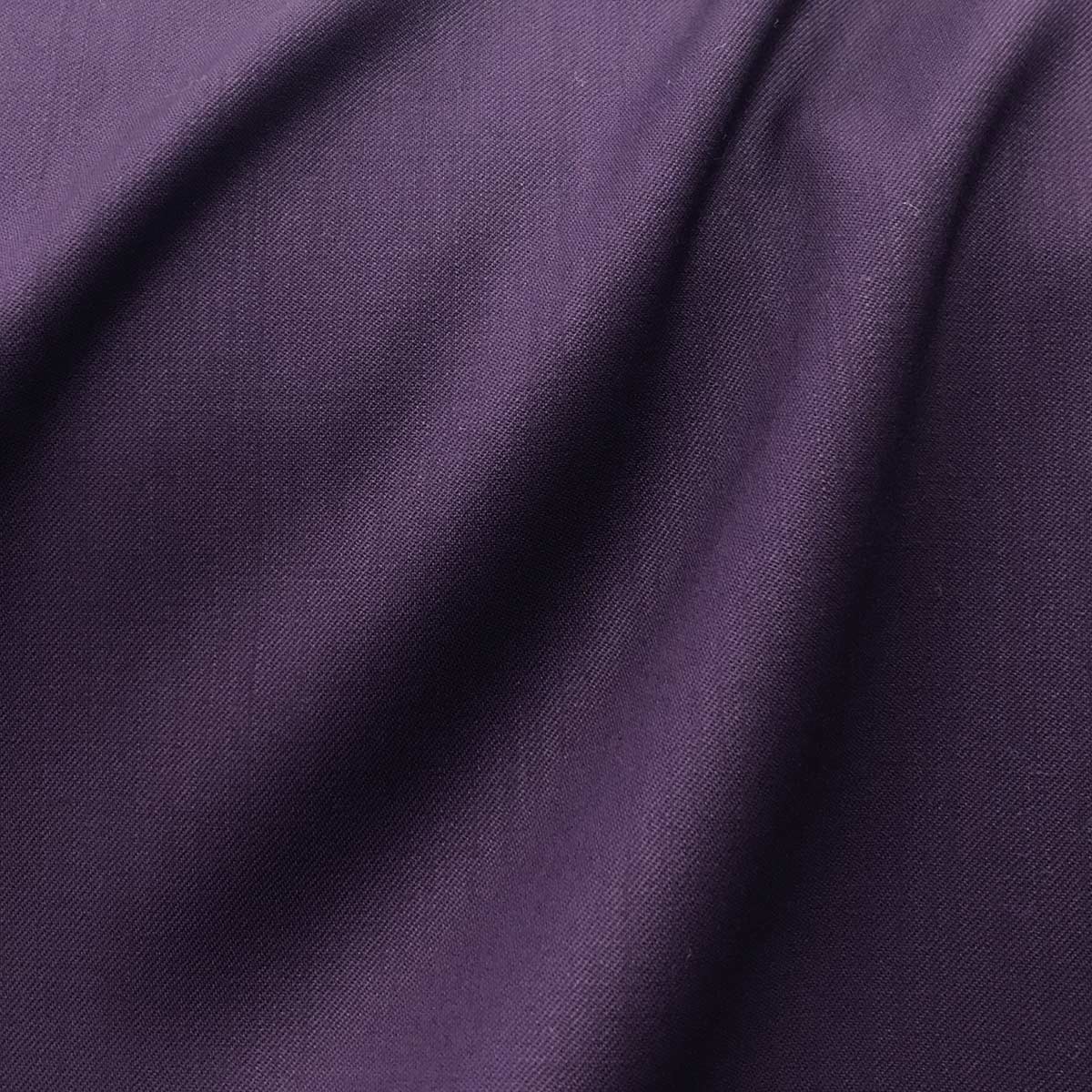 Purple organic wool woven fabric