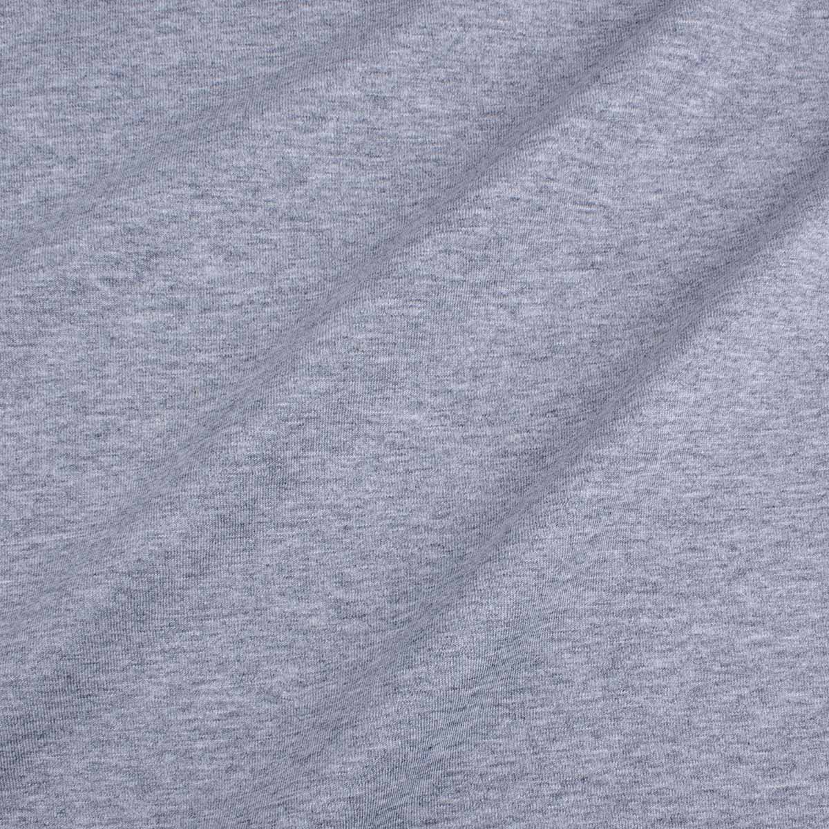 Grey melange single jersey medium weight