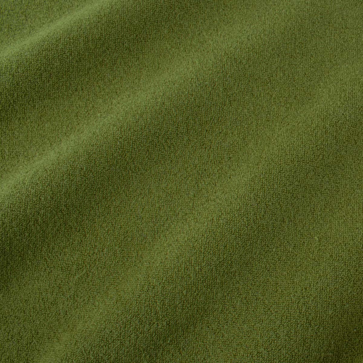 Green brushed terry  Ecological Textiles
