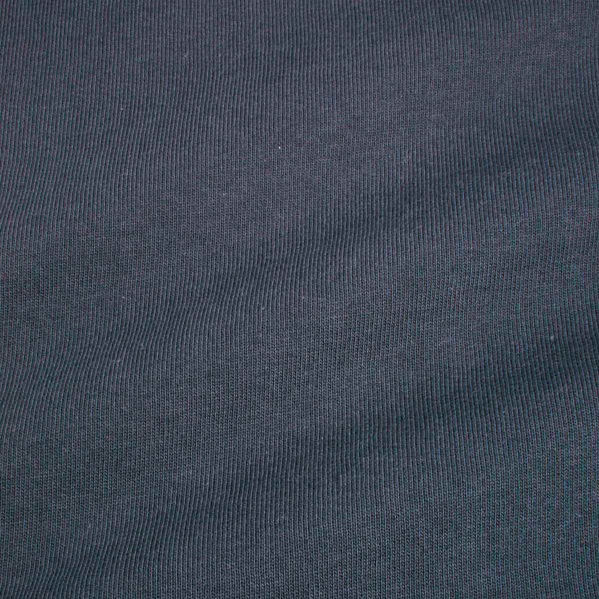 Navy blue brushed sweat of organic cotton