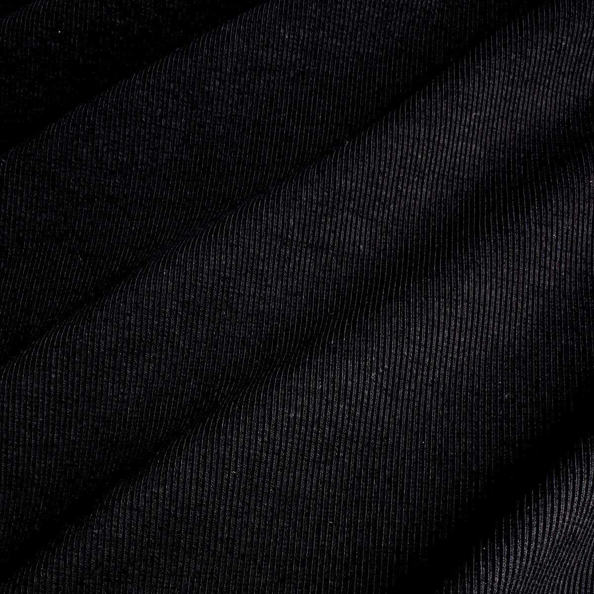 Organic Cotton + Tencel Stretch Knit Jersey - Black