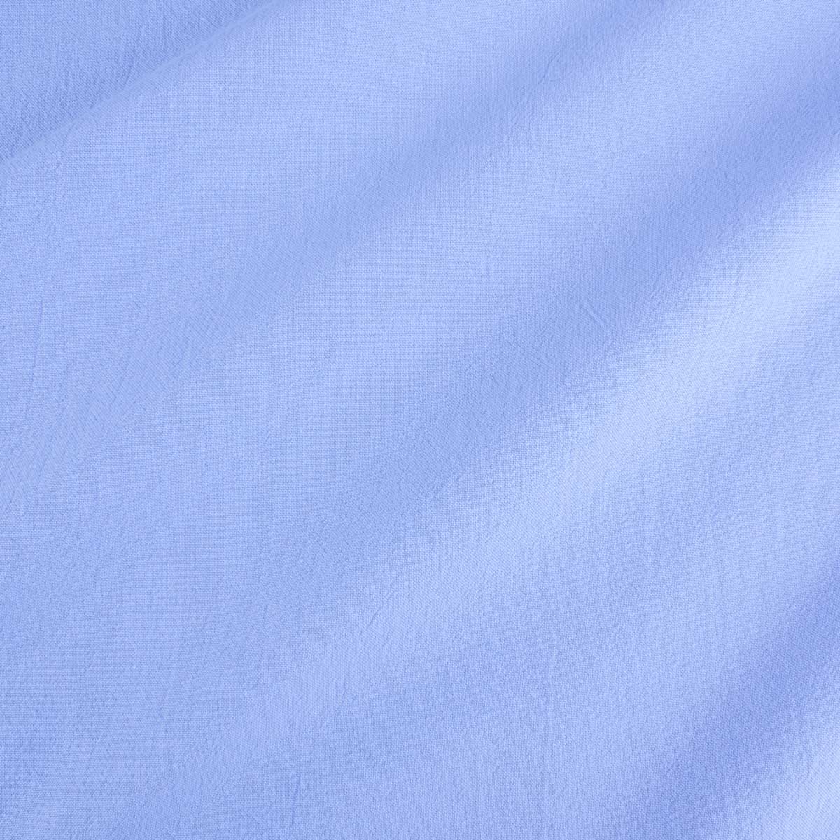 Organic cotton crepe in grey blue colour
