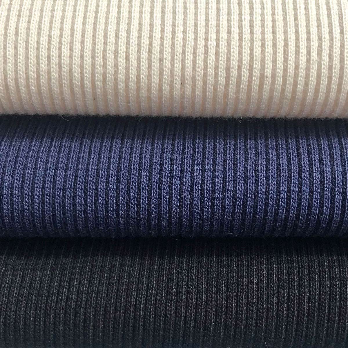 Organic cotton rib fabrics