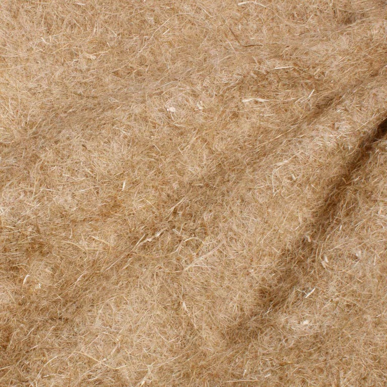 GOTS certified needlefelt of pure hemp