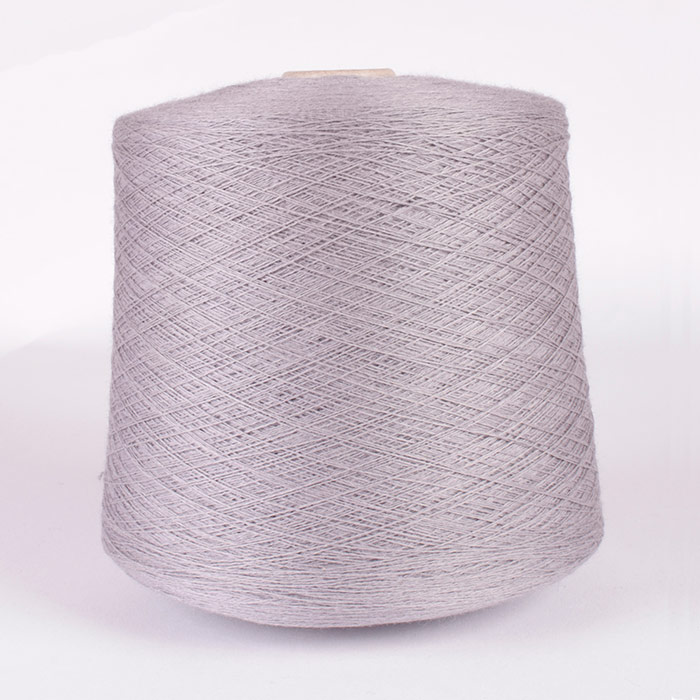 Light grey organic wool GOTS yarn