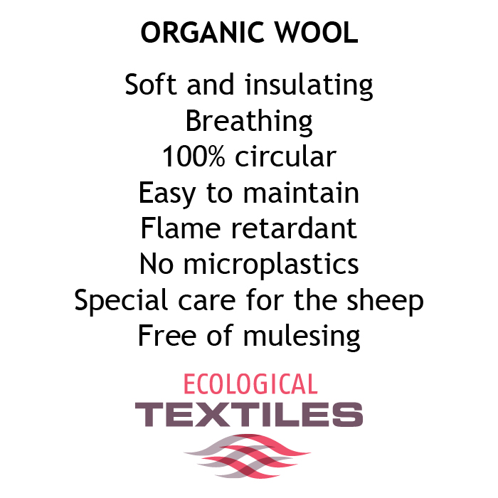 Organic woven wool
